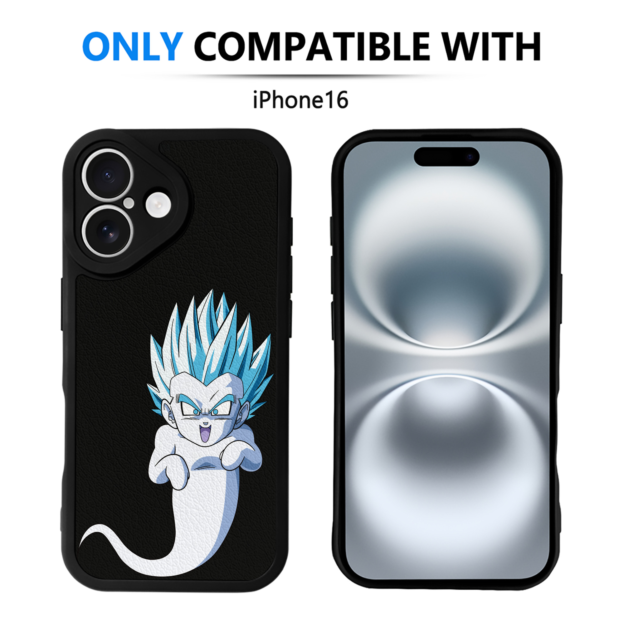 （画像用） ドラゴンボール ベジット DRAGON BALL Vegetto 【iPhone 16シリーズ対応】シリコンスマホケース（レザー調） 材質：シリコン